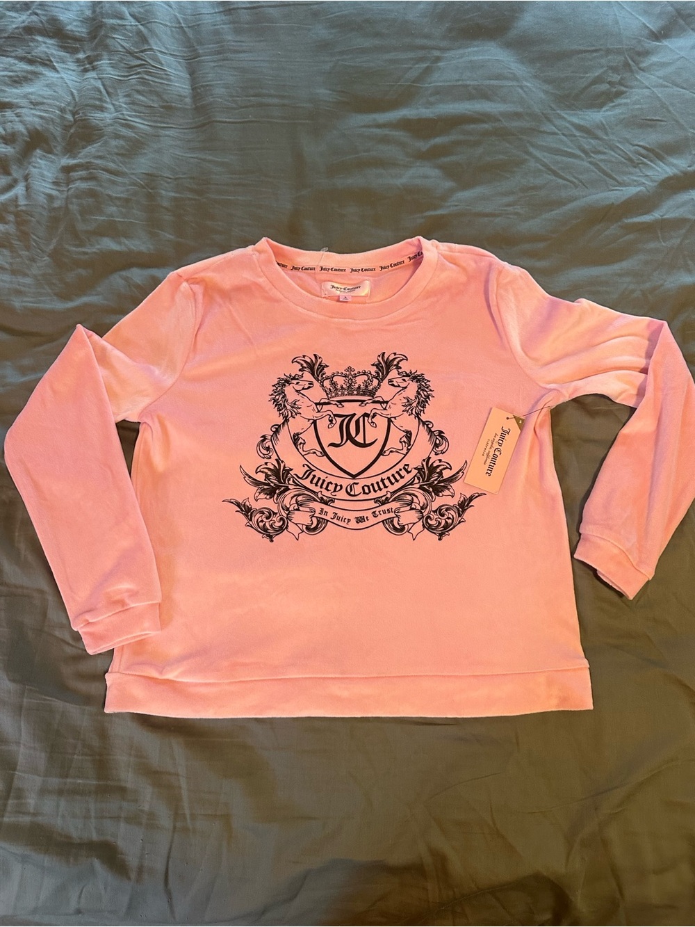 Juicy Couture women’s Pink Velour Pajama Set - Picture 2 of 14
